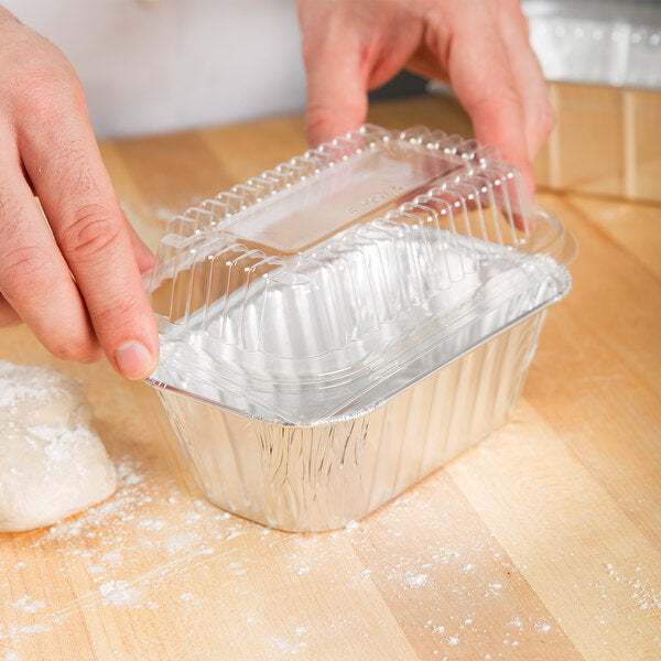 Plastic Dome Lids for 1-LB Loaf (Bread) Pans