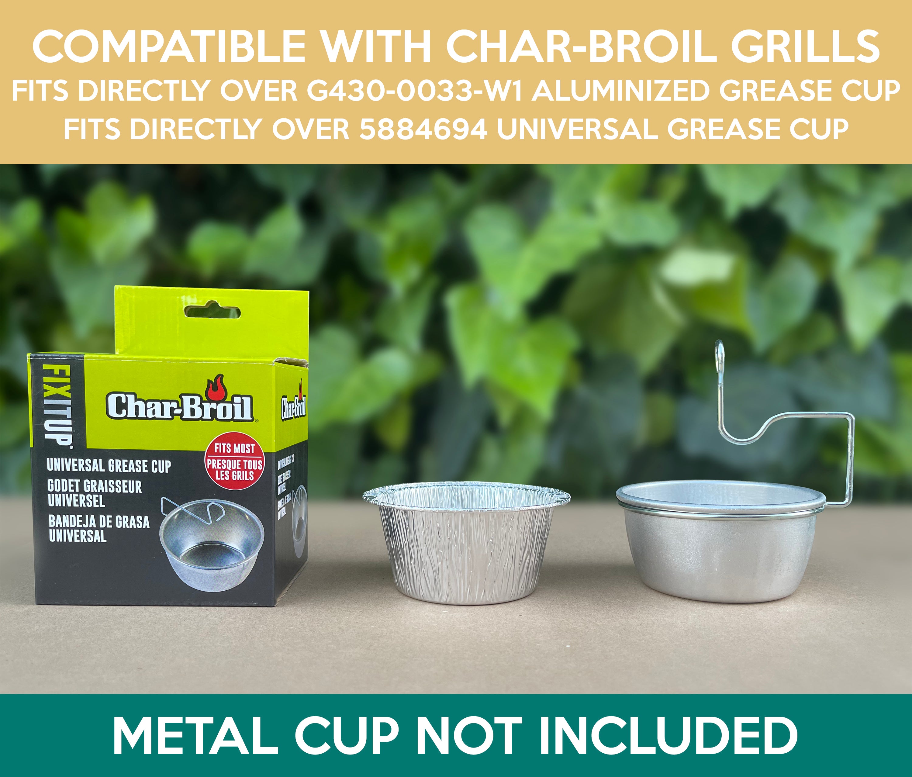 Char Broil Grills Compatible Bucket Liner Fig Leaf